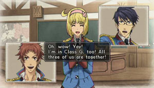 Cadets chatting prior to battle in Valkyria Chronicles 2