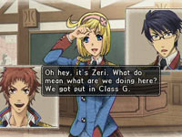 Character dialog in Valkyria Chronicles 2