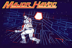 The Major Havoc game load screen from Atari's Greatest Hits Vol. 2 for DS
