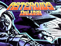 The Asteroids Deluxe game load screen from Atari's Greatest Hits Vol. 2 for DS