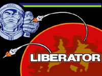 The Liberator game load screen from Atari's Greatest Hits Vol. 2 for DS