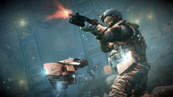 Fighting in the open in Killzone 3: Helghast Edition
