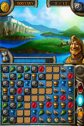 A Match Three gameplay screenshot from Jewels of Olympus