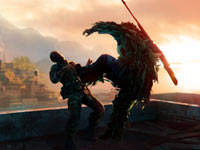 A sniper locked in hand-to-hand combat in Sniper: Ghost Warrior for PS3