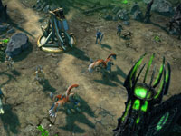 A Haven faction attack in Might and Magic Heroes VI A Haven faction attack in Might and Magic Heroes VI