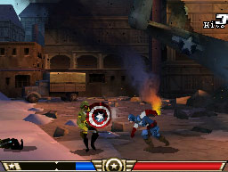 Screenshot one from Captain America: Super Soldier for Nintendo DS