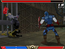 Screenshot one from Captain America: Super Soldier for Nintendo DS