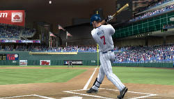Pulling a ball into right field in MLB 11 The Show for PSP
