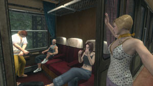 An early in the game human only scene form Rise of Nightmares