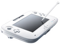Pantalla táctil del mando de Wii U con lápiz táctil