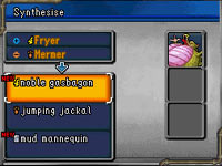 Combining captured monsters to create a new, unique breed in Dragon Quest Monsters: Joker 2