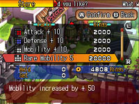 RPG style ability leveling in Solatorobo: Red the Hunter