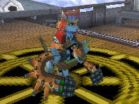 Manuevering your robot, DAHAK, in Solatorobo: Red the Hunter