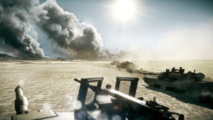Riding point on tank column in Battlefield 3