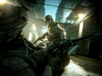 Helping a fallen squadmate in Battlefield 3