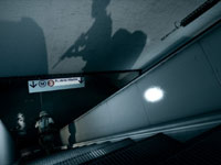 Combat in the Paris Metro in Battlefield 3