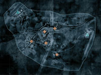 A gameplay map from Battlefield 3