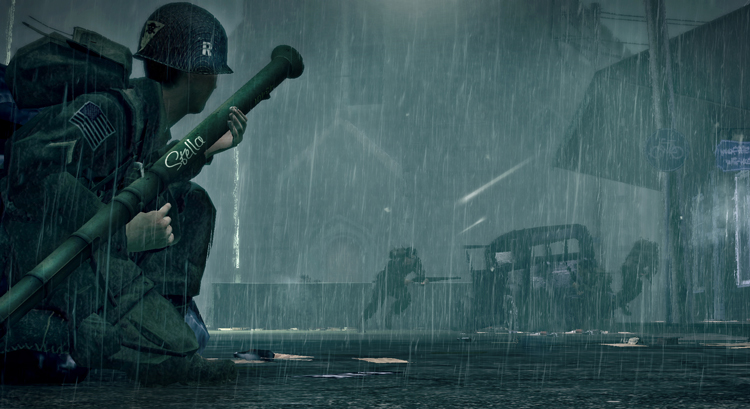 Fight through realistic weather conditions