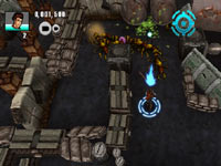 Max battling a centipede in Centipede: Infestation