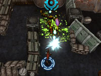 Max using the environment to trap an enemy in a corner in Centipede: Infestation