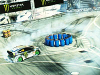 A Gymkhana event from DiRT 3