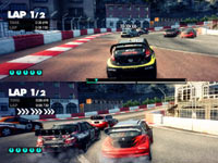 Split screen multiplayer functionality from DiRT 3