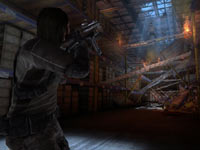 Point Man targeting an enemy in F.E.A.R. 3
