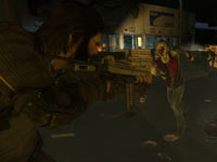 Point Man targeting an enemy in F.E.A.R. 3