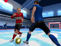 Working out indoor with Wayne Rooney in FIFA Soccer 12