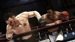 Muhammad Ali bloodying an opponent with a right hand in Fight Night Champion Muhammad Ali bloodying an opponent with a right hand in Fight Night Champion