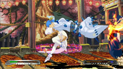 Special character moves in 'Guilty Gear XX Accent Core Plus'