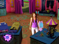 Miley shopping in 'Walt Disney Pictures Presents Hannah Montana The Movie'