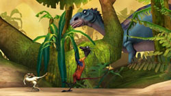 Avoiding hungry dinos in 'Ice Age: Dawn of the Dinosaurs' the Video Game Avoiding hungry dinos in 'Ice Age: Dawn of the Dinosaurs' the Video Game