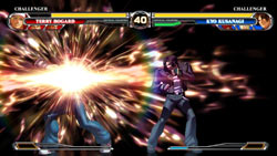 Linked and finishing move possibilities built into the new Critical Counter system in 'The King of Fighters XII'