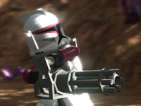 A clone wielding a heavy weapon in LEGO Star Wars III: The Clone Wars