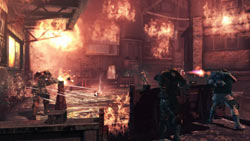 Multiplayer screen from Lost Planet 2