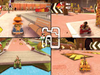 4-player split-screen multiplayer in Madagascar Kartz for PS3