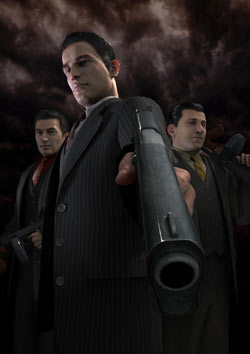 Vito taking aim at you in Mafia II