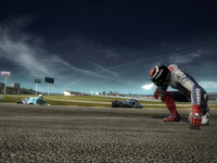 Racers spralled on the track after a crash in MotoGP 09/10 Racers spralled on the track after a crash in MotoGP 09/10