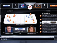 A player management screen from NHL 12's Be a GM mode