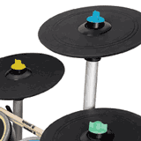 Color-coded for Crash, Ride, or Hi-Hat configurations.