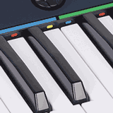 Rock Band 3 Wireless Keyboard Controller color detail