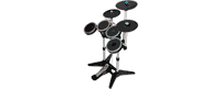 The all-new Wireless PRO-DRUM&trade; & PRO-CYMBALS&trade; Kit for Rock Band 3