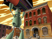 Maimtron 9000 fulfilling his function in Sam & Max: Beyond Time and Space Maimtron 9000 fulfilling his function in Sam & Max: Beyond Time and Space