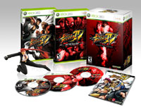 Image of contents of 'Street Fighter IV Collector's Edition' for Xbox 360
