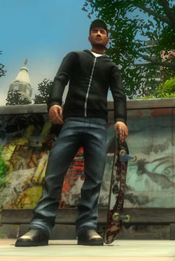 Created skater character from Shaun White Skateboarding