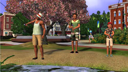Gone fishing in 'The Sims 3' Gone fishing in 'The Sims 3'