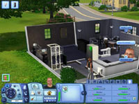 Sim house in The Sims 3 for PlayStation 3 Sim house in The Sims 3 for PlayStation 3