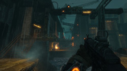 First-person shooter perspective in 'Singularity' First-person shooter perspective in 'Singularity'