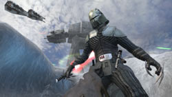 Hunting for Jedi and rebels on Hoth in Star Wars The Force Unleashed: Ultimate Sith Edition